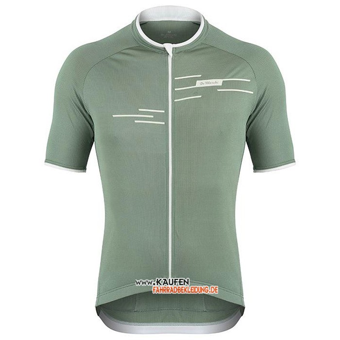 De Marchi Kurzarmtrikot 2020 und Kurze Tragerhose Licht Grun